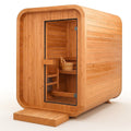 Indoor Sauna Built for Daily Wellness, Premium Canadian Cedar, Tempered Glass Door, Compact Design