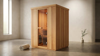 AuroraTherm Cedar Indoor Sauna — Lifestyle