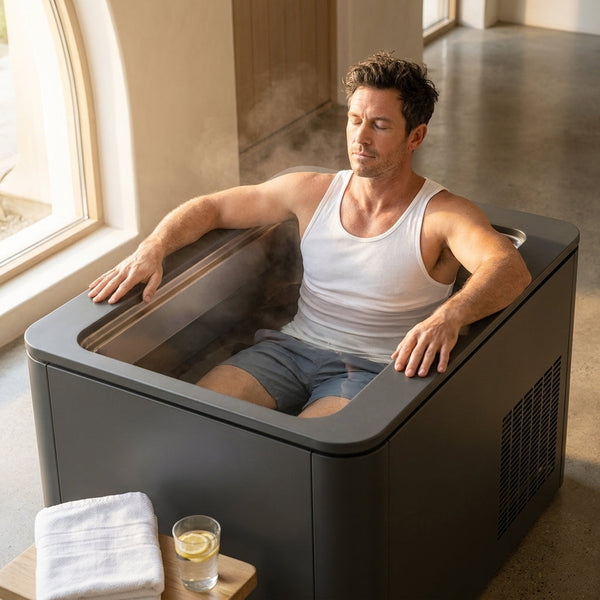 Integrated Cold Plunge Built for Daily Recovery, 316L Stainless Steel Basin, Whisper-Quiet Chiller, Matte Graphite