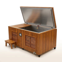 TimberChill Glacier Pro Cedar Cold Plunge — Studio Shot