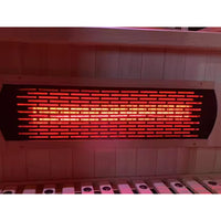 Infrared Sauna Cabin Designed for Home Wellness, Multi-Zone Heating, Tempered Glass, FSC-Certified Wood