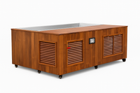 Cold Plunge Tub Built for Daily Recovery, Cedar Cabinet, 304 Stainless Steel, Multi-Stage Filtration